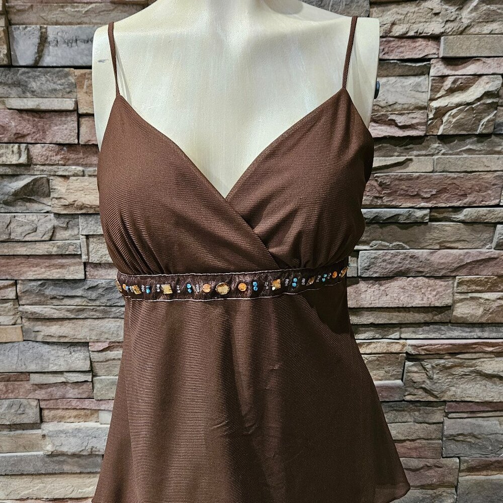 Beaded tank top